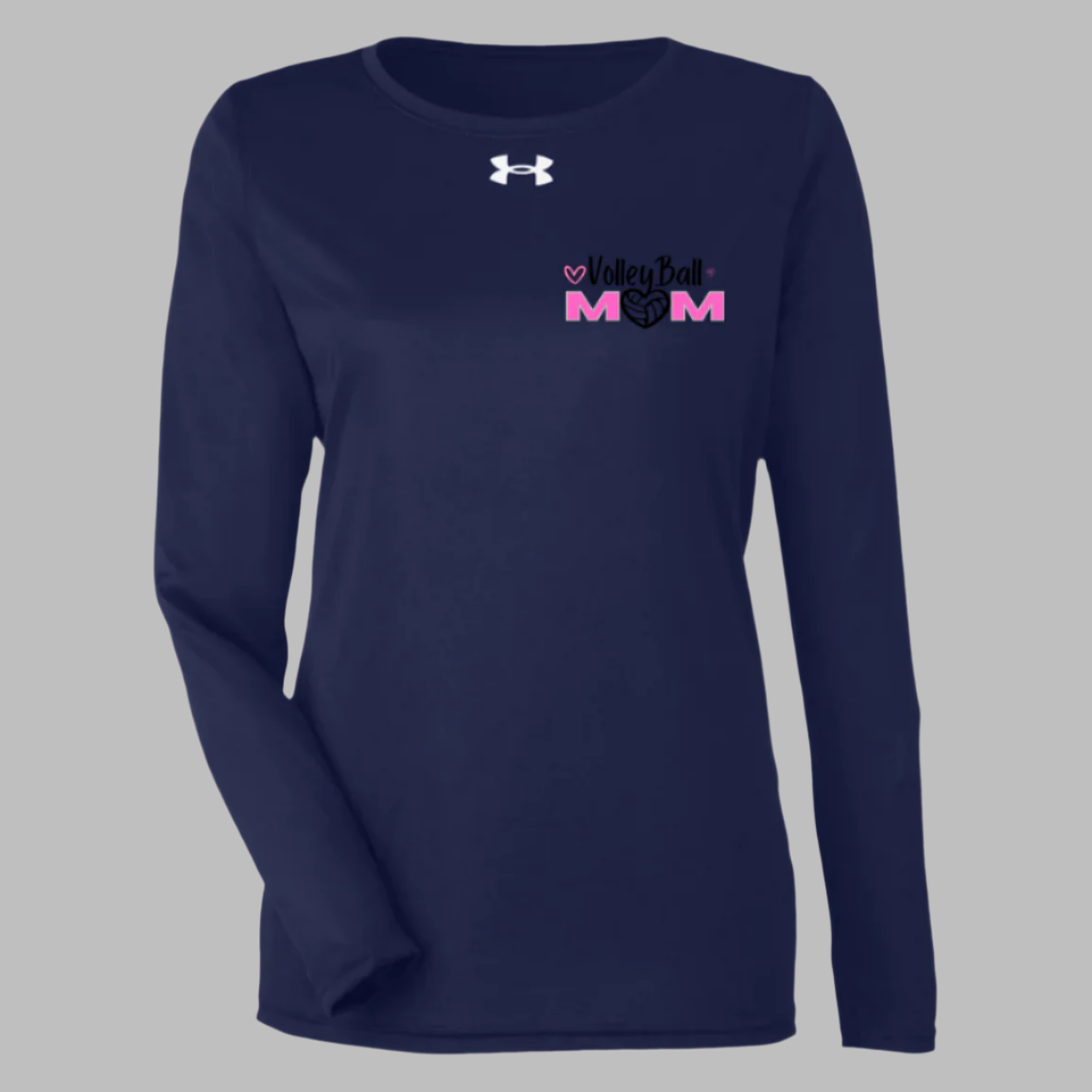 Volleyball Mom Under Armour Womens Team Tech Long Sleeve Tee