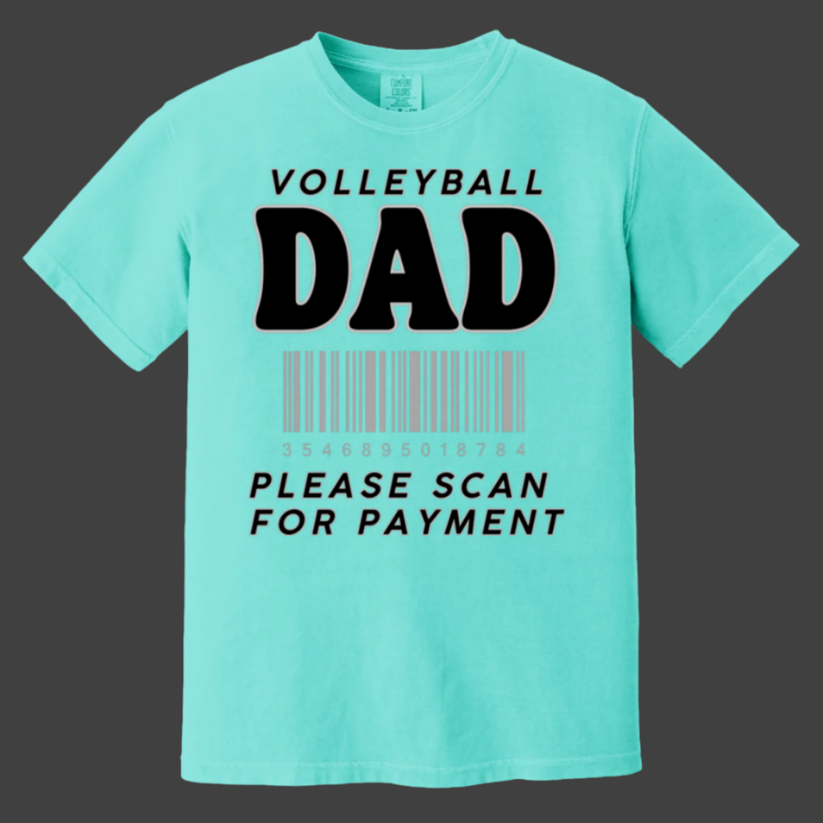 Volleyball Dad, Please Scan for Payment Dad's gifts, Christmas Gift, Father's Day