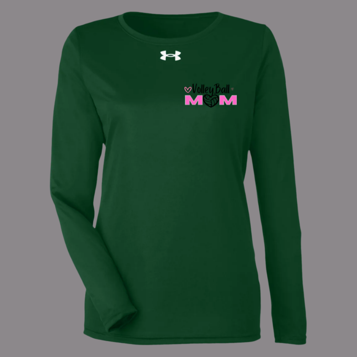 Volleyball Mom Under Armour Womens Team Tech Long Sleeve Tee