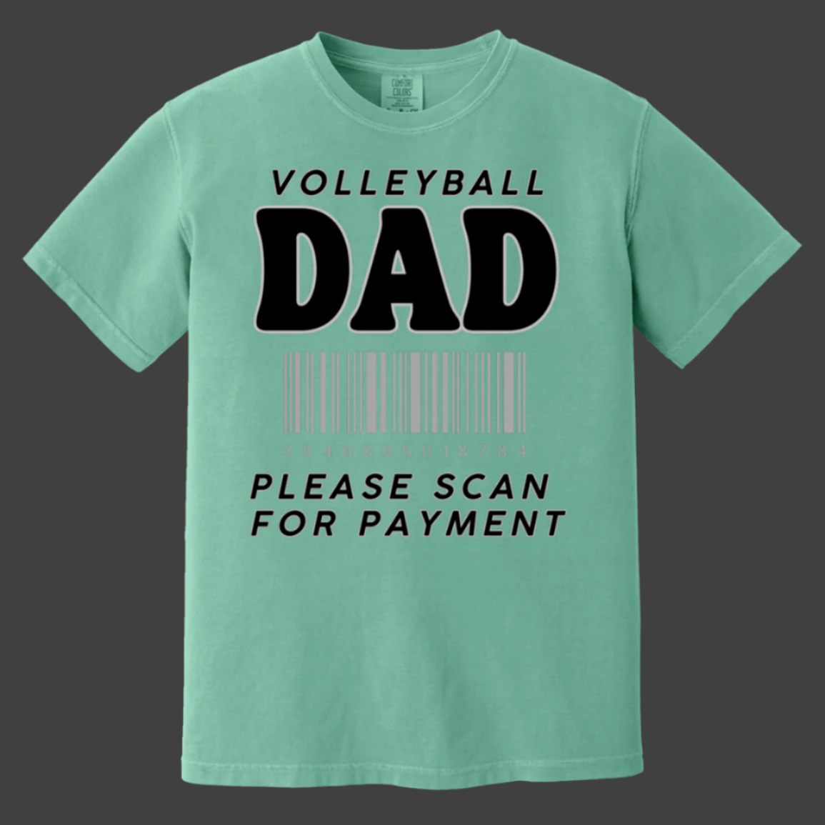 Volleyball Dad, Please Scan for Payment Dad's gifts, Christmas Gift, Father's Day