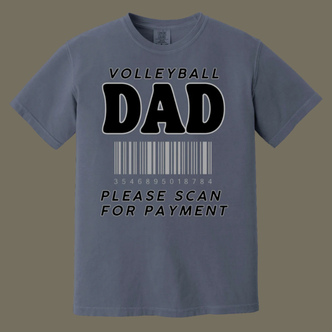 Volleyball Dad, Please Scan for Payment Dad's gifts, Christmas Gift, Father's Day