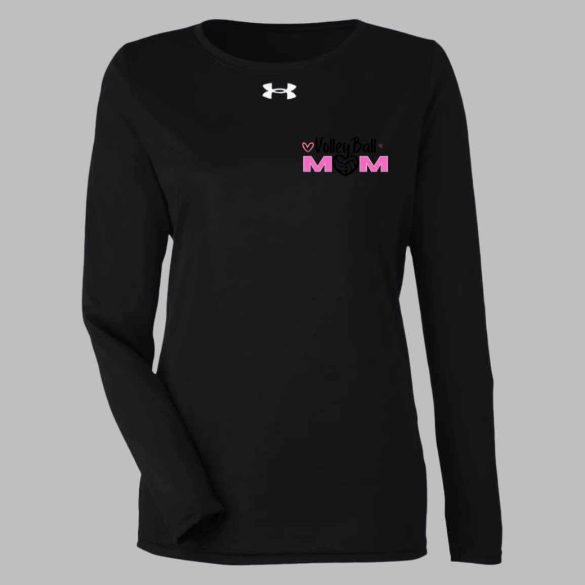 Volleyball Mom Under Armour Womens Team Tech Long Sleeve Tee