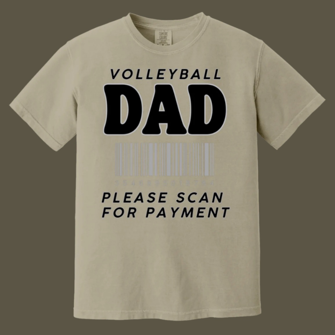 Volleyball Dad, Please Scan for Payment Dad's gifts, Christmas Gift, Father's Day