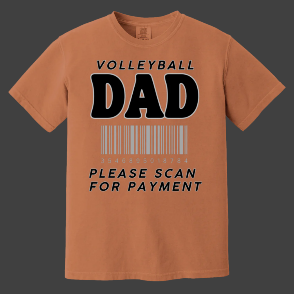 Volleyball Dad, Please Scan for Payment Dad's gifts, Christmas Gift, Father's Day