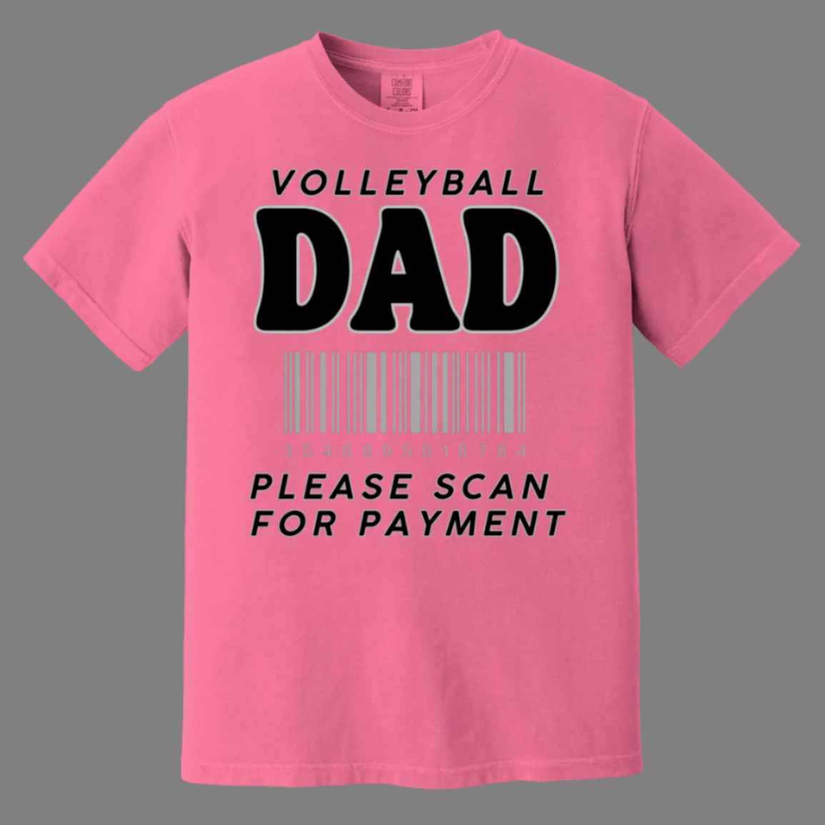 Volleyball Dad, Please Scan for Payment Dad's gifts, Christmas Gift, Father's Day