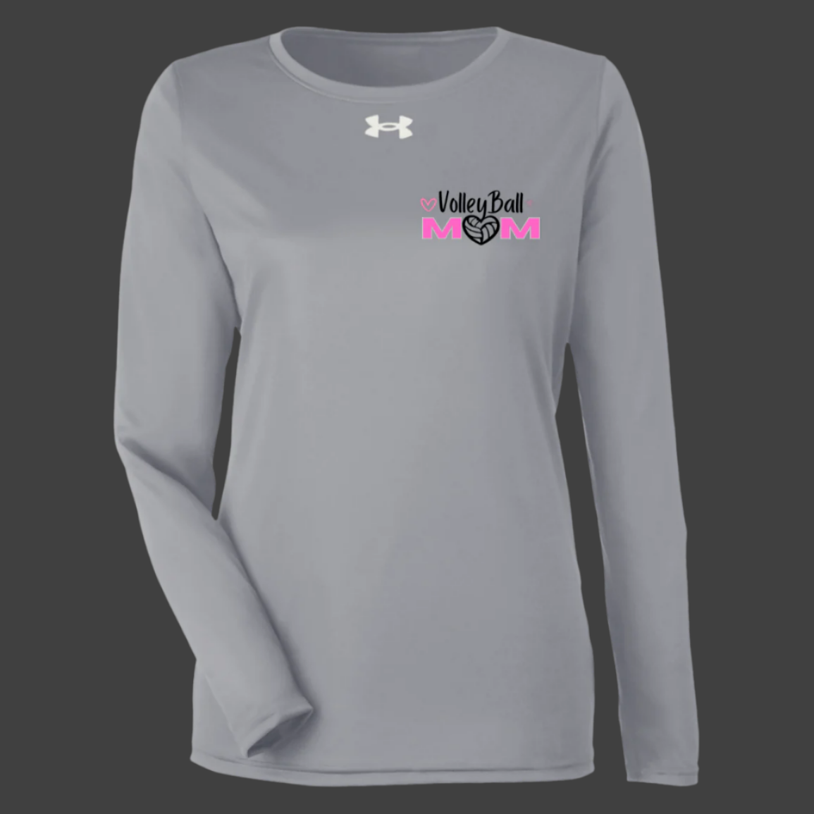 Volleyball Mom Under Armour Womens Team Tech Long Sleeve Tee