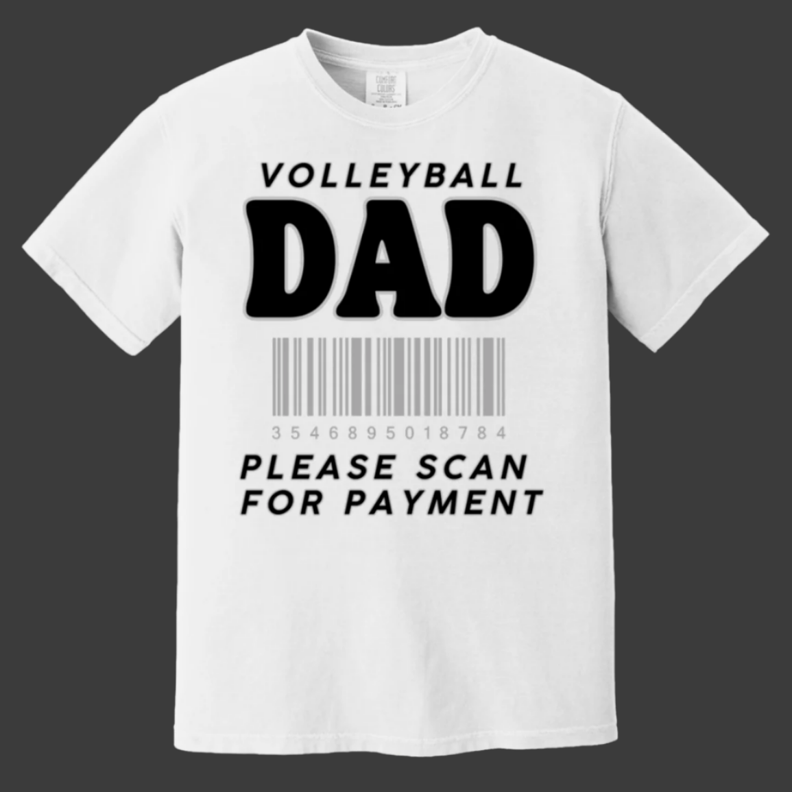 Volleyball Dad, Please Scan for Payment Dad's gifts, Christmas Gift, Father's Day