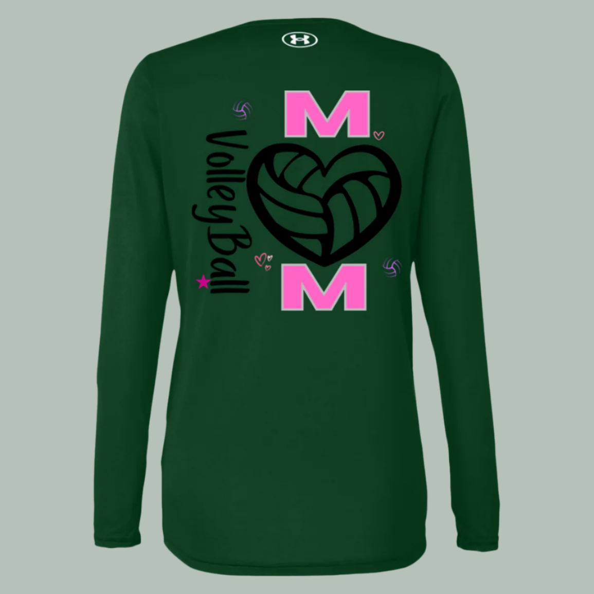 Volleyball Mom Under Armour Womens Team Tech Long Sleeve Tee