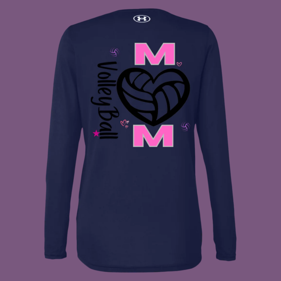 Volleyball Mom Under Armour Womens Team Tech Long Sleeve Tee