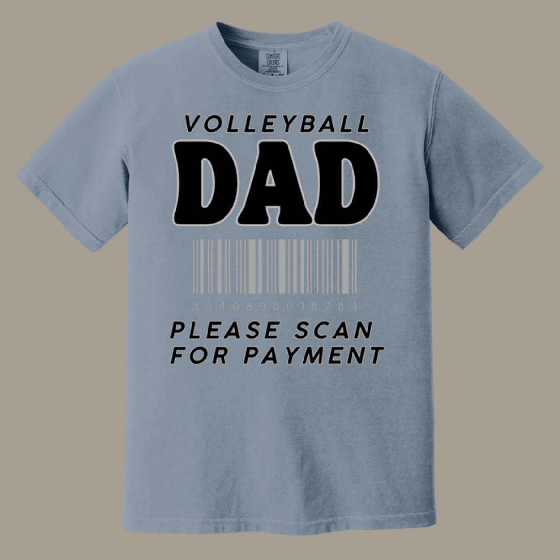 Volleyball Dad, Please Scan for Payment Dad's gifts, Christmas Gift, Father's Day