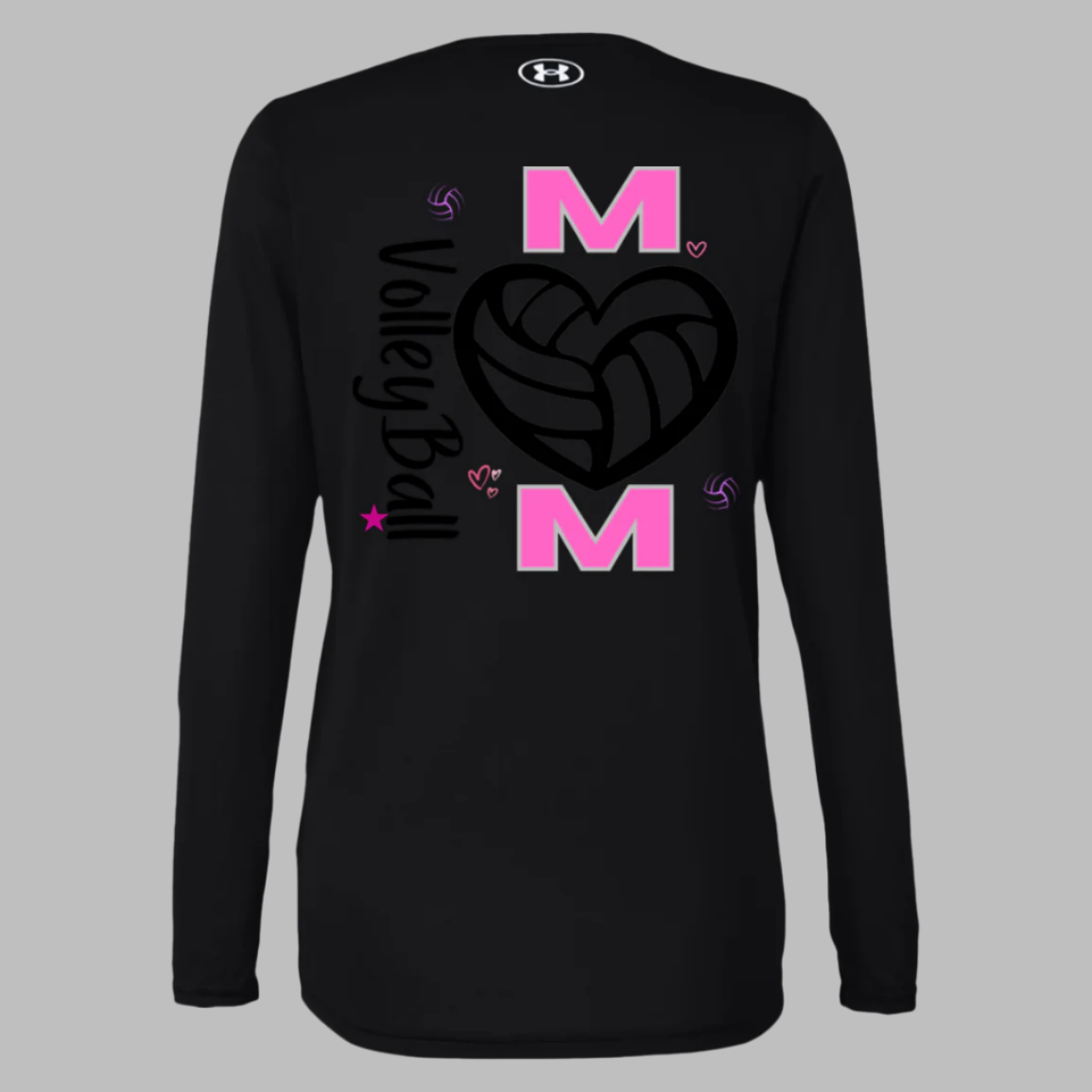 Volleyball Mom Under Armour Womens Team Tech Long Sleeve Tee