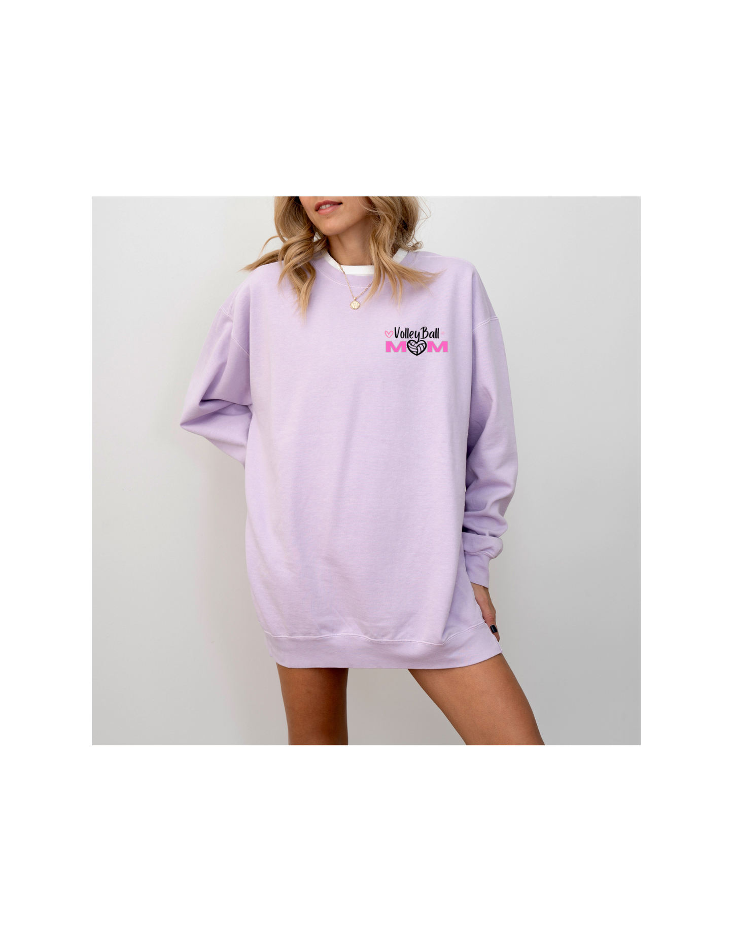 Volleyball Mom Garment-Dyed Sweatshirt